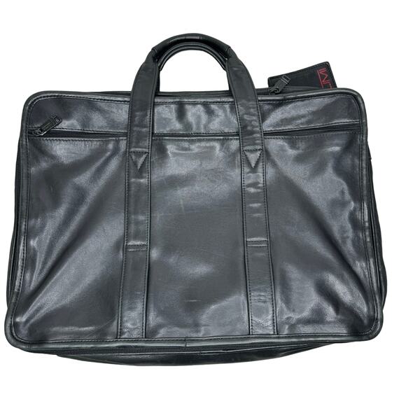 Tumi Leather expandable briefcase black - Picture 2 of 11